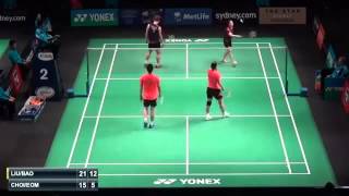 QF - Aussie Open 2015 - Choi Solgyu/Eom Hye Won vs Liu Cheng/Bao Yixin (Sports)