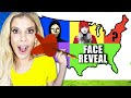 Throwing a DART at a MAP and Doing a FACE REVEAL Battle Wherever it LANDS! | Rebecca Zamolo