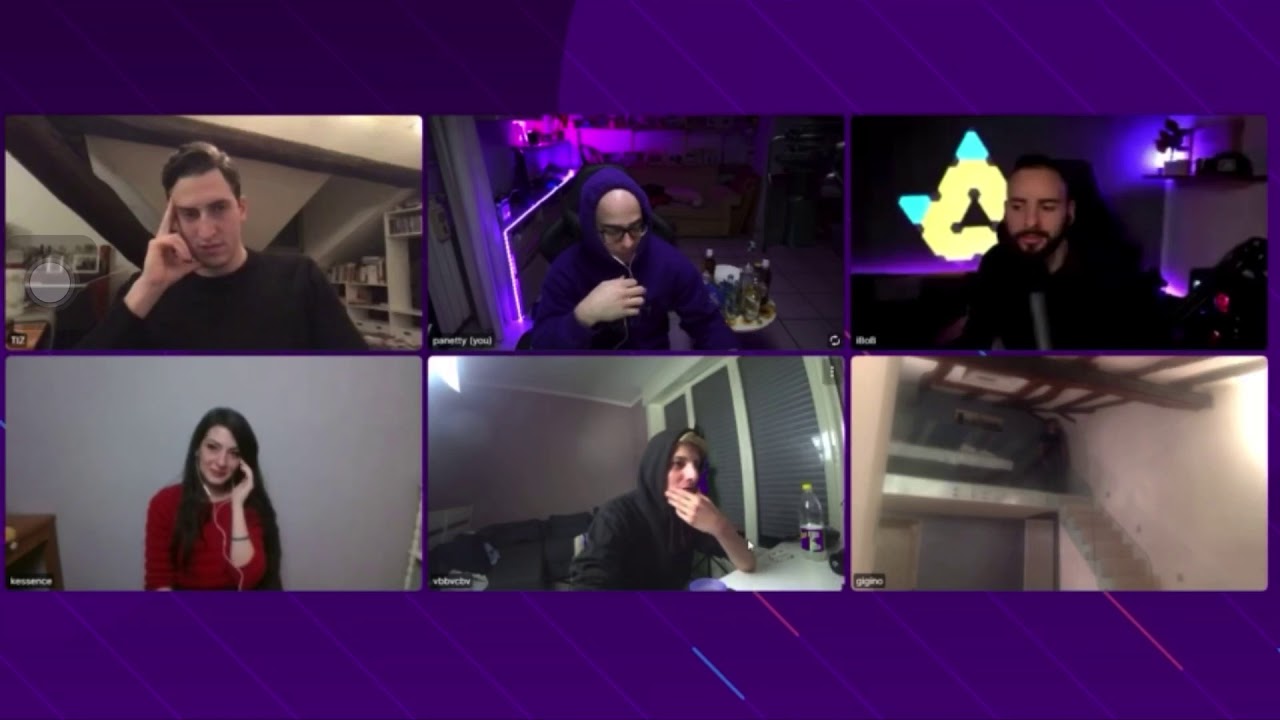 Internet party: Homyatol ubriaco litiga con panetty, luis si trasforma in un burattino