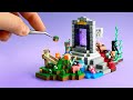 Making Tiny Minecraft Nether Portal Miniature - clay ASMR