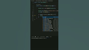 A program in java to check whether a number is a buzz number or not. #shorts #programming