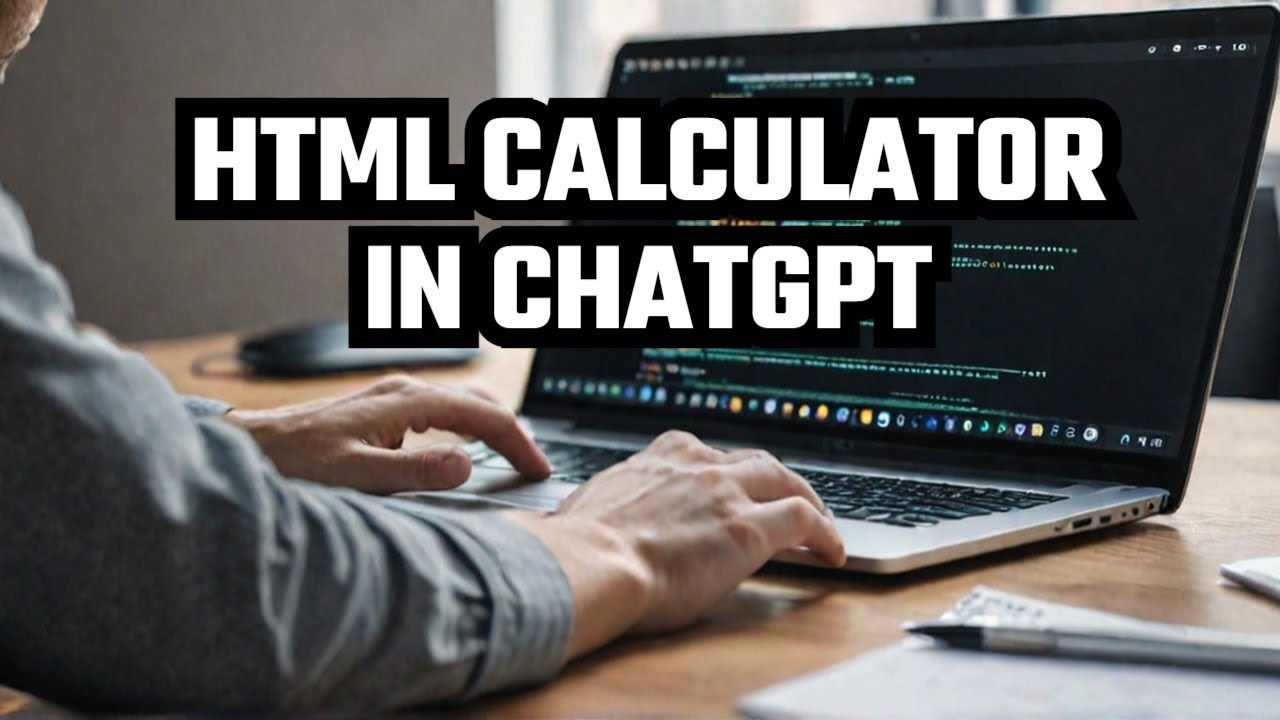 "Build a Simple Calculator in HTML with ChatGPT: Step-by-Step Tutorial!"