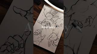 Hands are hard...until you learn this✒️👋#HandAnatomy #DrawingHands #Sketching #Shorts #Anatomy