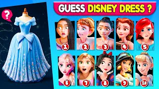 🔥 Guess the Disney Characters by DRESS | Disney Character, Inside Out 2, Elemental, Princess Disney