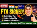 இந்தியா &amp; New Zealand FTA 2026 —5,000 Jobs Visa + Study + Work Holiday | உங்களுக்கு என்ன கிடைக்கும்?