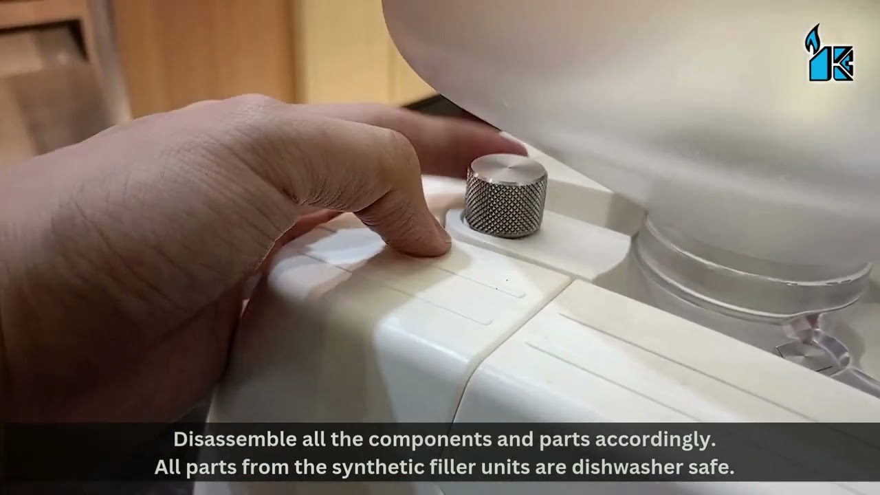 Beldos Mini-Fill Touch Electro-Pneumatic Filling Machine MFD-260W Dismantling & Cleaning