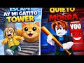 Será que consigo escapar do gato gigante? 😱 X O desafio mas tenso do roblox 💥   #roblox #games