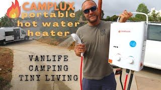 Portable Tankless Water Heater - Review for Vanlife, Tiny Living and Camping- This Thing Is Awesome