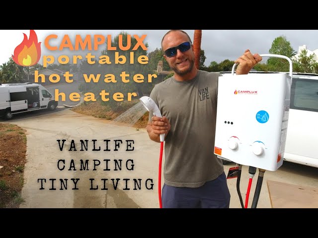 Camplux 5L 1.32 GPM Outdoor Portable Propane Tankless Water Heater