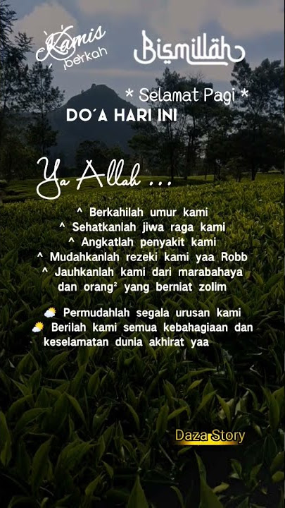 Keren nih!!! Status wa doa di pagi hari