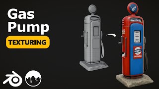 Blender to 3D Coat Textura Texturing Tutorial: Gas Pump