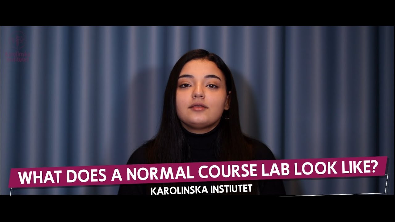 What does a normal course lab look like at KI? - YouTube