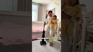 AI Cleaning Machine vs Dirty Floor Challenge 😱🧼 #AICleaningMachine #SmartHome