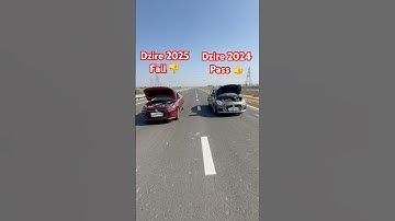 New Maruti Dzire 2025 vs Dzire 2024 Engine vibration Test #dzire #dzire2025 #marutidzire #maruti