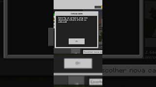 Importe um arquivo .png com dimensões 64x64, 64x32 ou 128x128 - Minecraft PE #minecraft