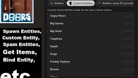 DOORS 👁️ [NEW] OP Script | Spawn Custom Entities, Get Items, Spam, etc.