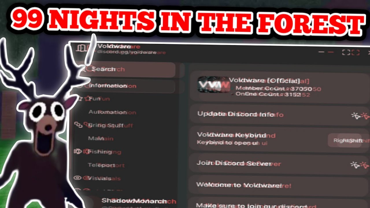 99 Nights in the Forest Script AutoFeed Campire | TP All Items | AutoFarm Diamonds | TP Lost Child 