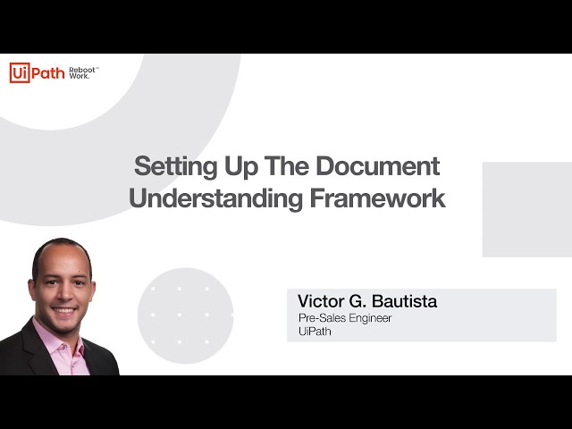 UiPath Document Understanding Demo 1: Setting up the framework in Studio