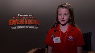 Kid Reporter On The Set Of How To Train Your Dragon