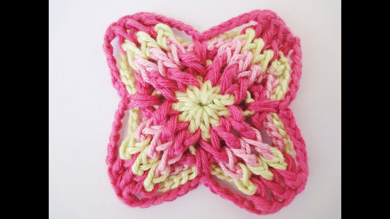 Квадратный мотив The square motive Crochet