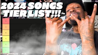 My 2024 Songs Tier List
