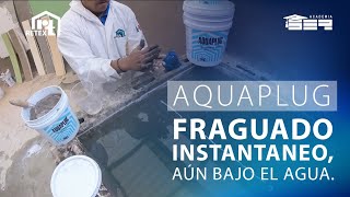 Aquaplug, Sistema De Reparación En Cisterna