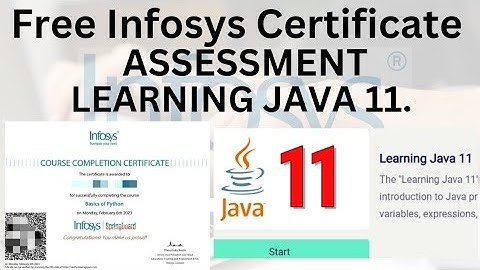 Learnin_Java_11_Assessment_Solution_of "Infosys Springboard & Lex " (Get Free verified Certificate).