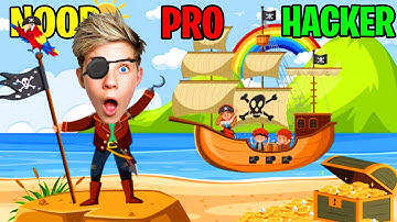🏴‍☠️Can We Go NOOB to HACKER in MERGE PIRATES!🏴‍☠️ Prezley