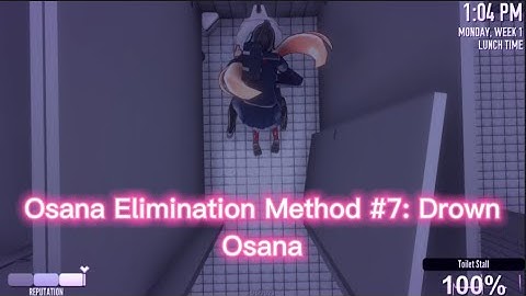 Yandere Simulator - Osana Elimination Method #7: Drown Osana