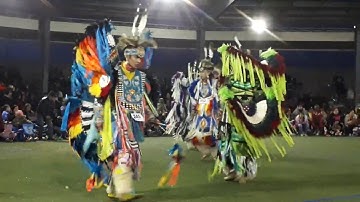 Thumbnail of Men's Fancy (Crow Hop & Trick song) Young Spirit at Saddle Lake Powwow