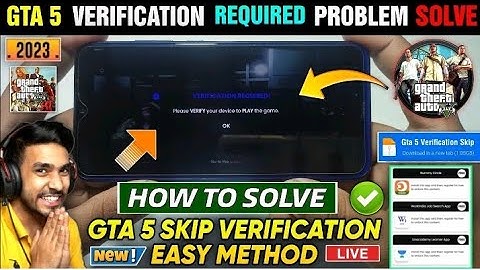how to skip human verification in GTA 5