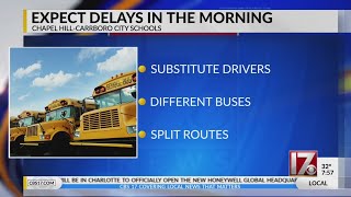 Almost all Chapel Hill-Carrboro City Schools routes covered amid concerns over driver call-outs