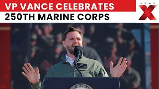 250 Years Of Marine Corps Vp Jd Vance Honors Marine Corps 250Th Anniversary At Camp Pendleton