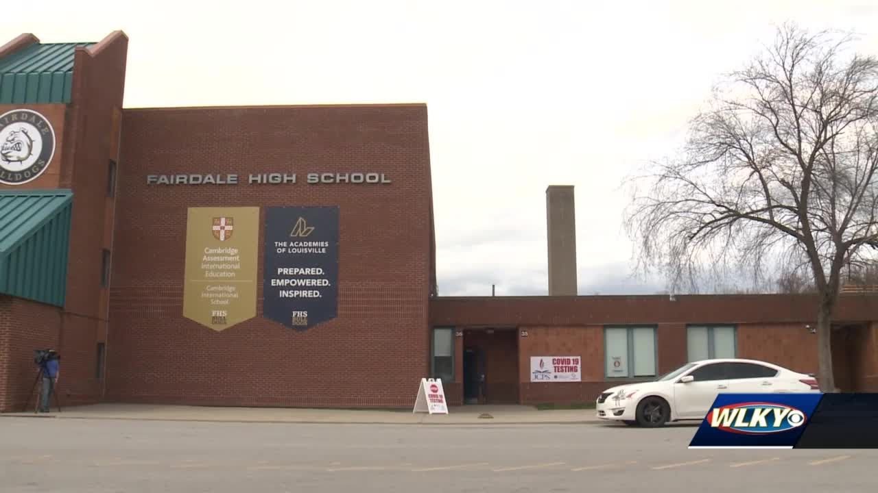 JCPS hosts COVID testing center at Fairdale High School YouTube