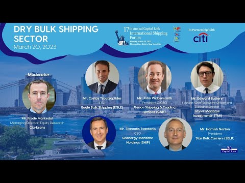 2023 17th Annual International Shipping Forum - Dry Bulk Shipping Sector