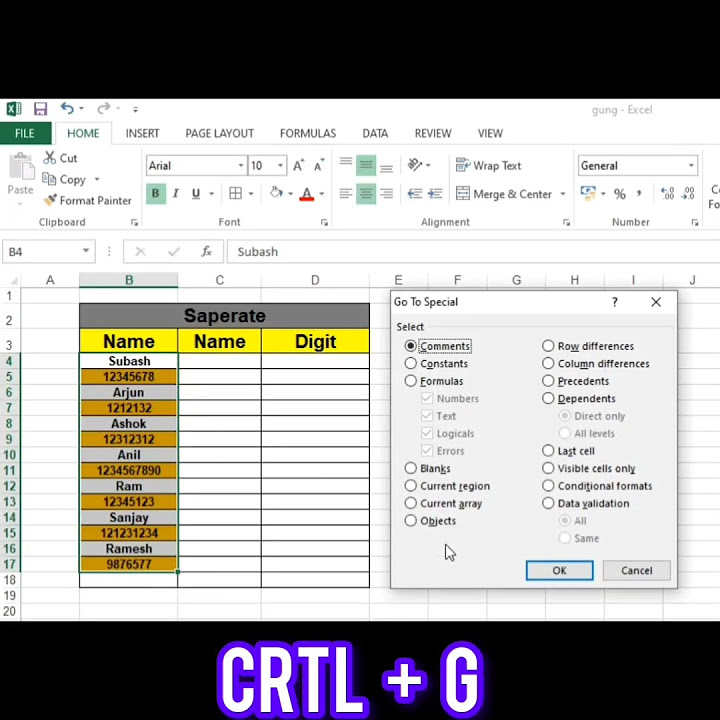 How To Separate Text Digit In MS EXCEL copy paste pastespecial how-to-separate-text-digit-in-ms-excel-copy-paste-pastespecial