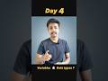 Day 4 : Java Variables &amp; Data Types in 1 Minute 🚀 | Java Tutorial for Beginners