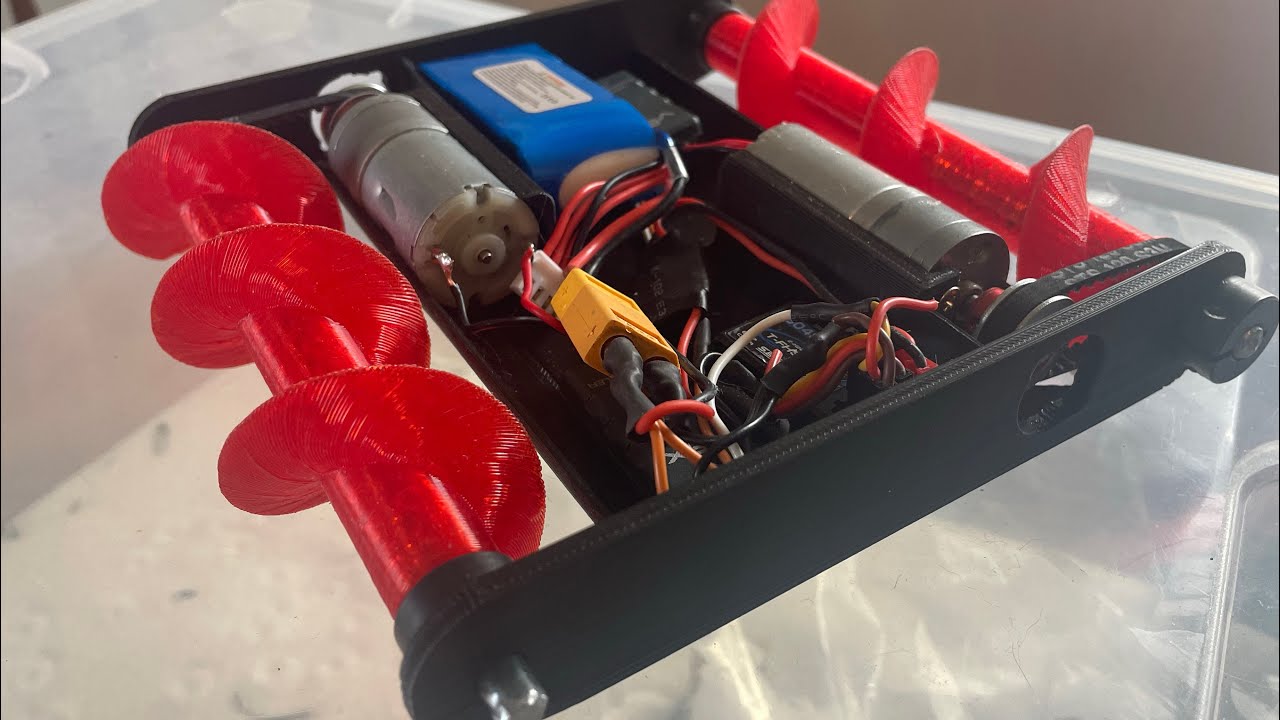 3D Printed Screw Drive Vehicle YouTube