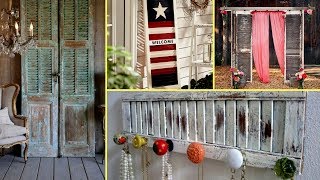 ❤ DIY Shabby chic shutter decorating ideas-farmhouse style / Interior Design// Flamingo  mango//❤