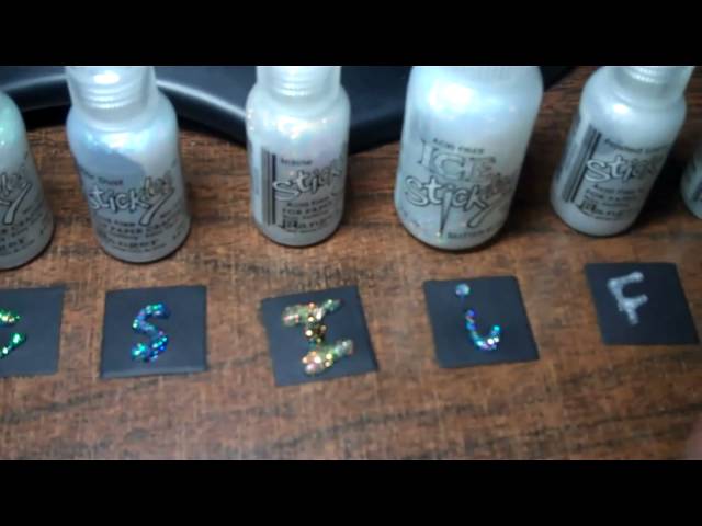 5 Minutes Of Fun With Stickles Glitter Gels by Joggles.com 