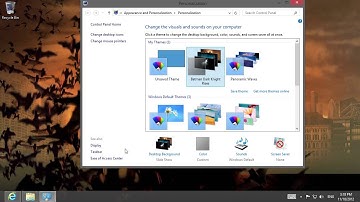 How to install 3rd party themes in the Windows 8