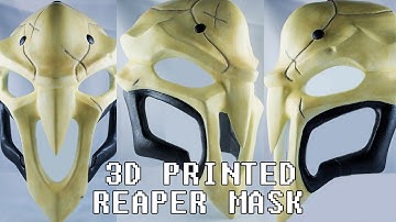Reaper Mask 3D Printed from Overwatch
