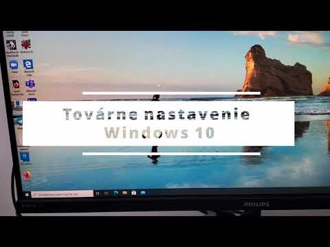 Video: Ako obnovím výrobné nastavenia zariadenia Surface Pro Windows 8?