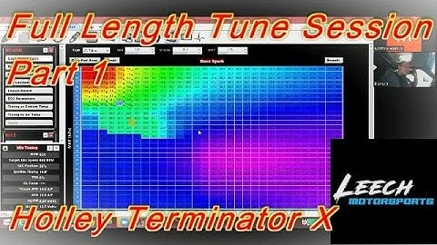 Leech Motorsports Terminator X Full Dyno Tune Screen Share Part 1