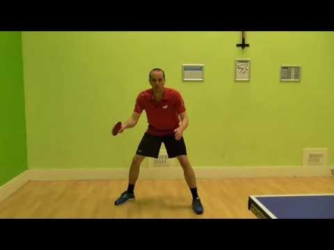 How to stand when playing table tennis