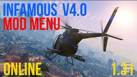 INFAMOUS MOD MENU 1.31 GTA V ONLINE (PC)