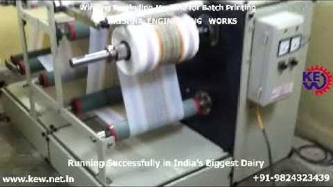 KEW Winding Rewinding Machine for Inkjet Printer