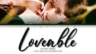 Jo Yuri 'Loveable' Lyrics (조유리 러버블 가사) (Color Coded Lyrics) Resimi