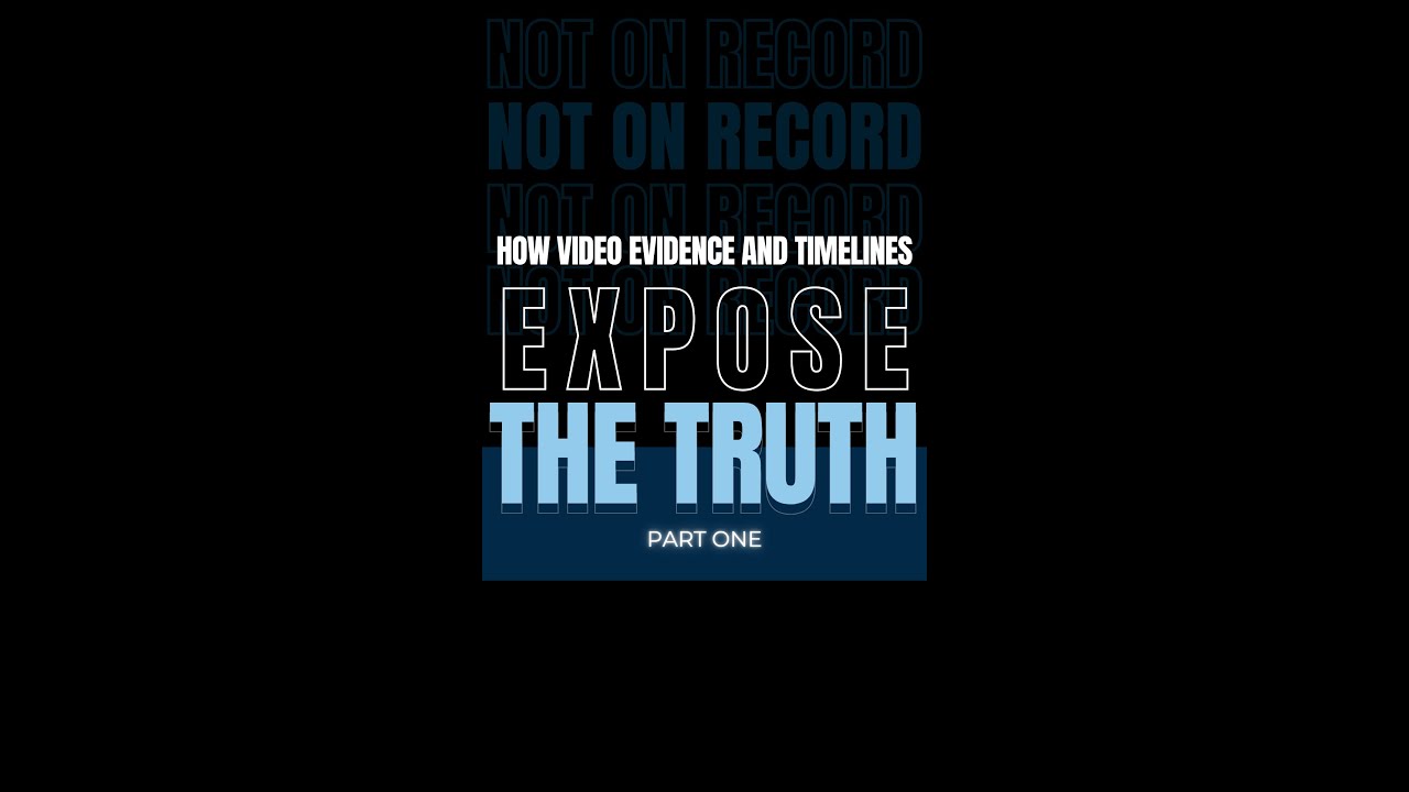 How Video Evidence and Timelines Expose the Truth.