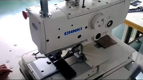 MEB 9820 Computer controlled high-speed eyelet buttonhole machine